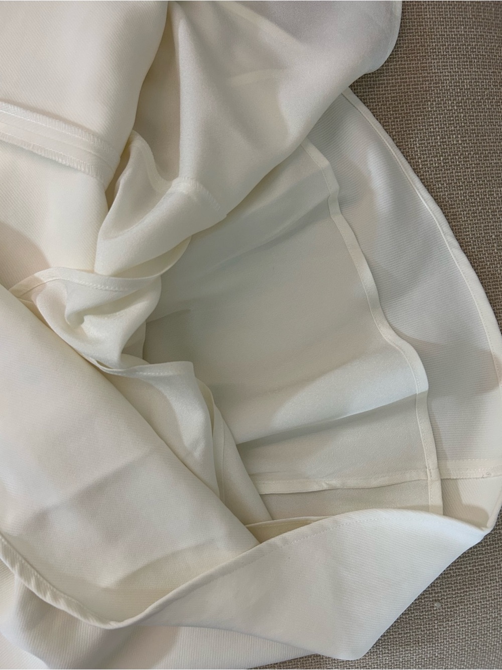 REISS Dina Waisted Midi Dress UK10/US6 Ivory Classic Party Event - Picture 7 of 9